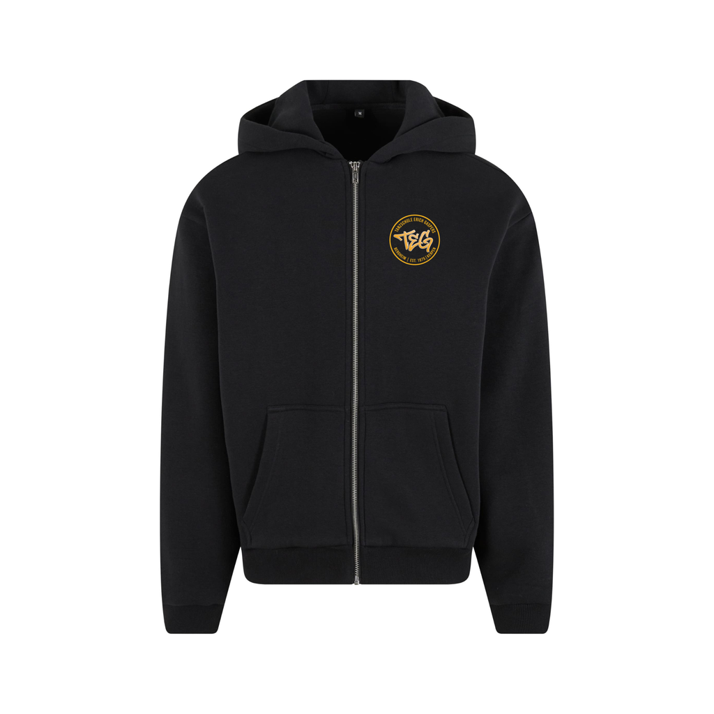 "TEG" Jogginganzugsjacke schwarz