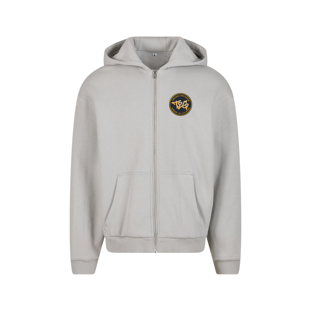 "TEG" Jogginganzugsjacke hellgrau