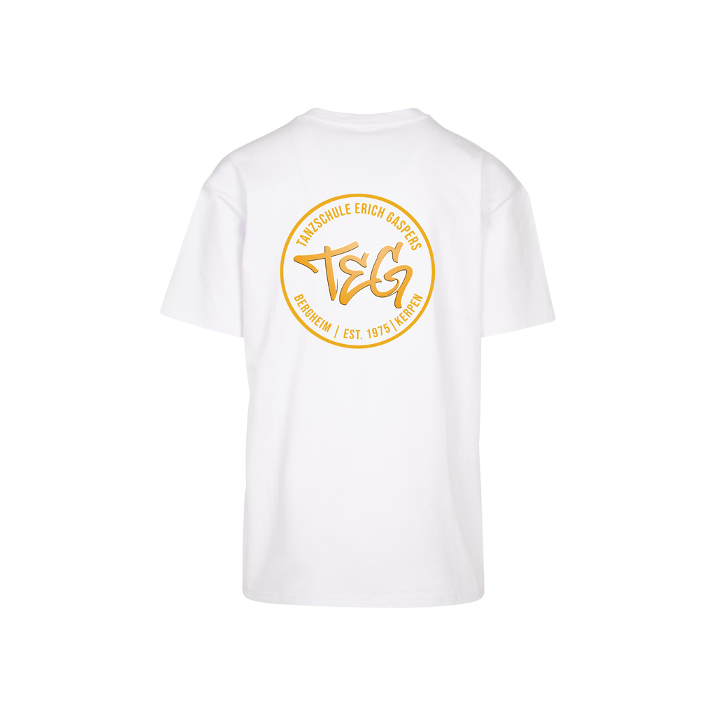 "TEG" T-Shirt weiß