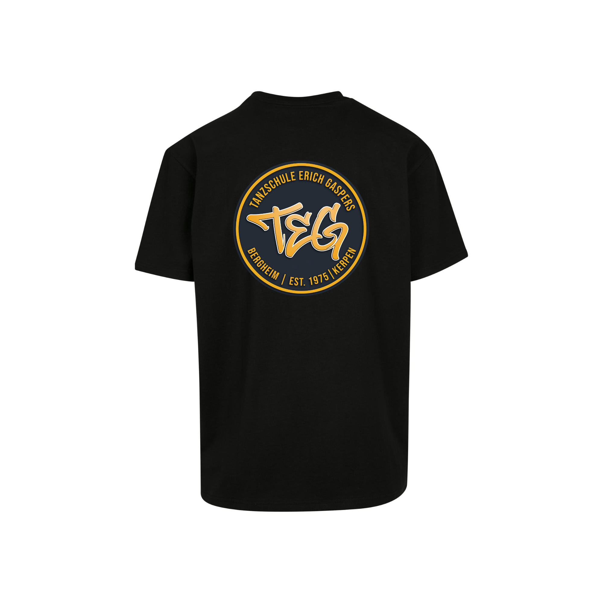 "TEG" T-Shirt schwarz