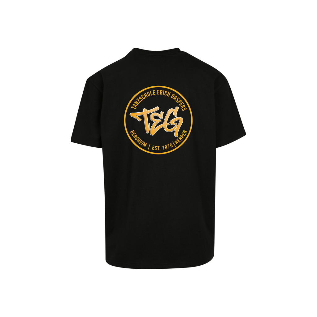 "TEG" T-Shirt schwarz