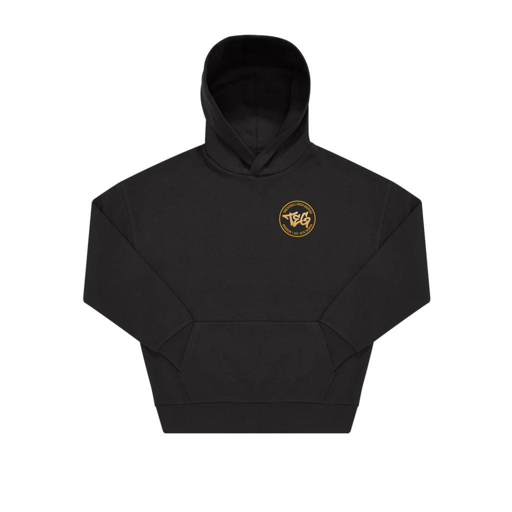 "TEG" Hoodie schwarz