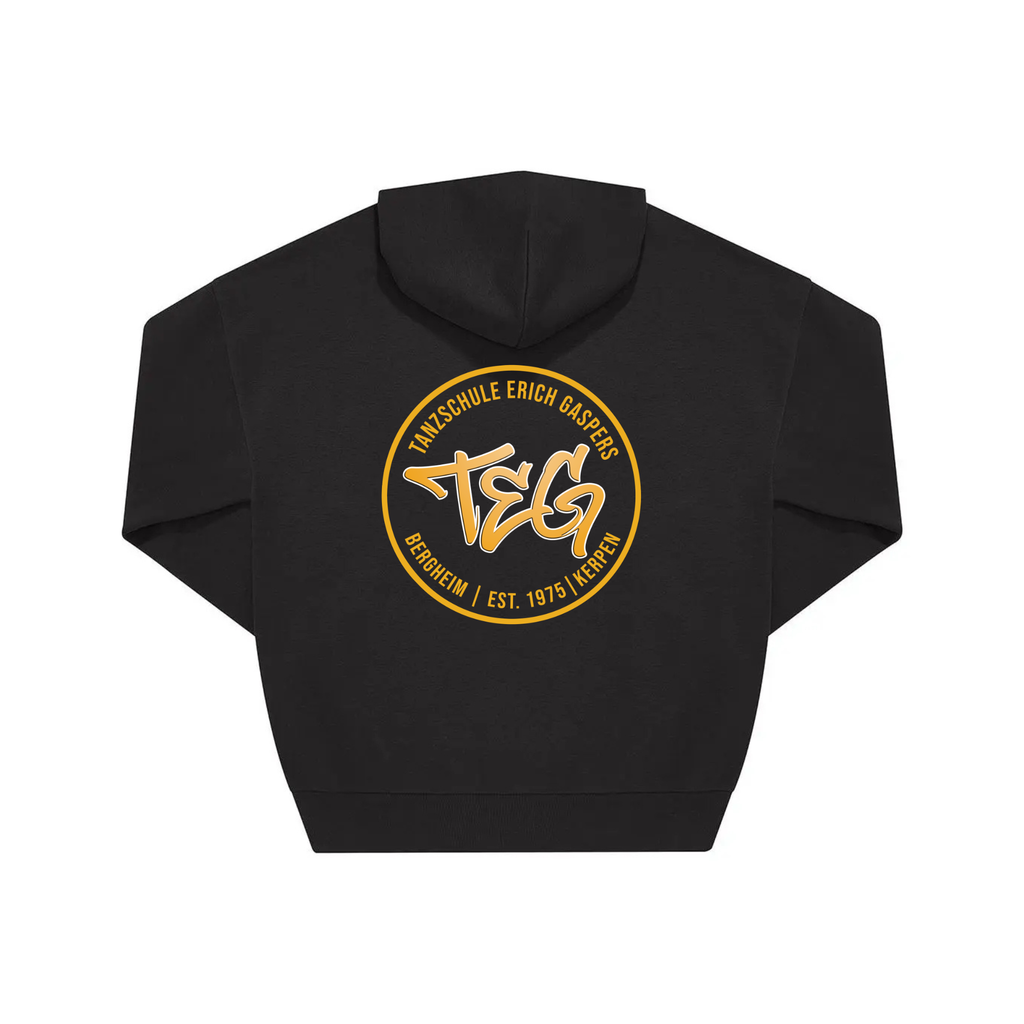 "TEG" Hoodie schwarz