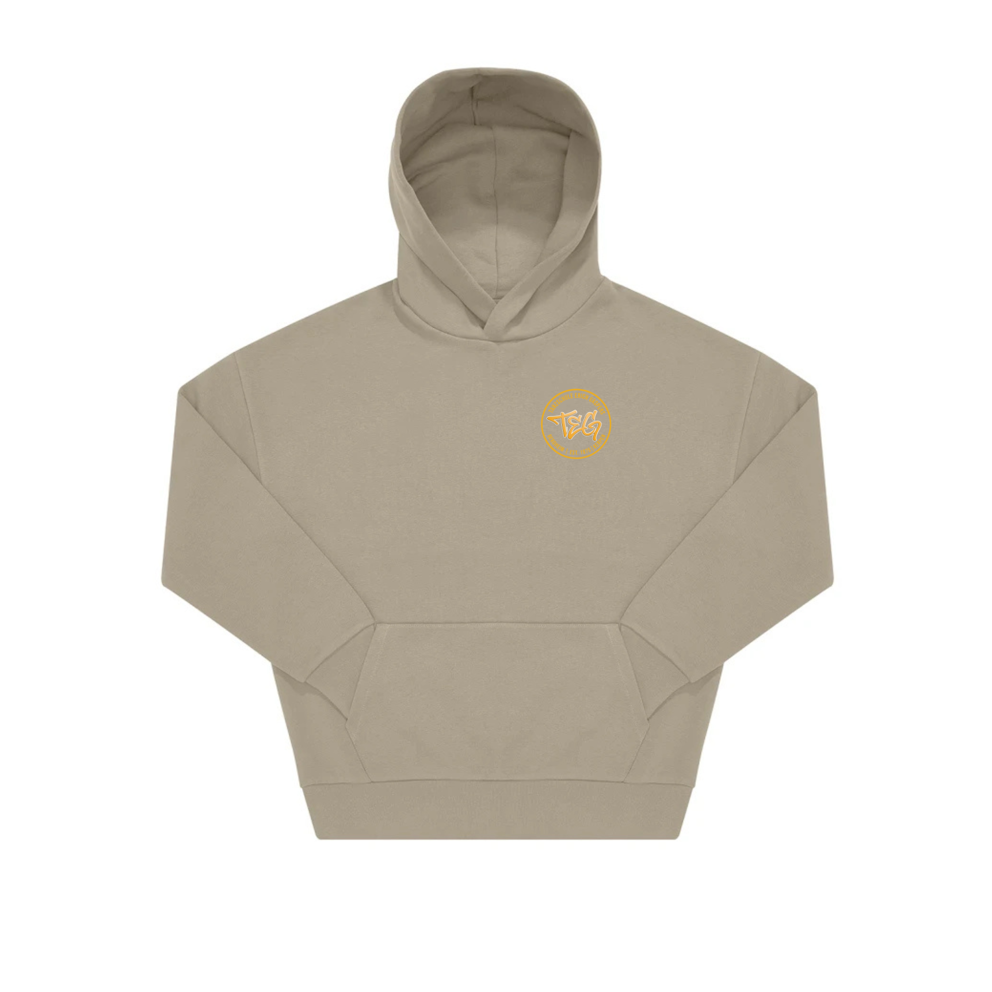 "TEG" Hoodie beige