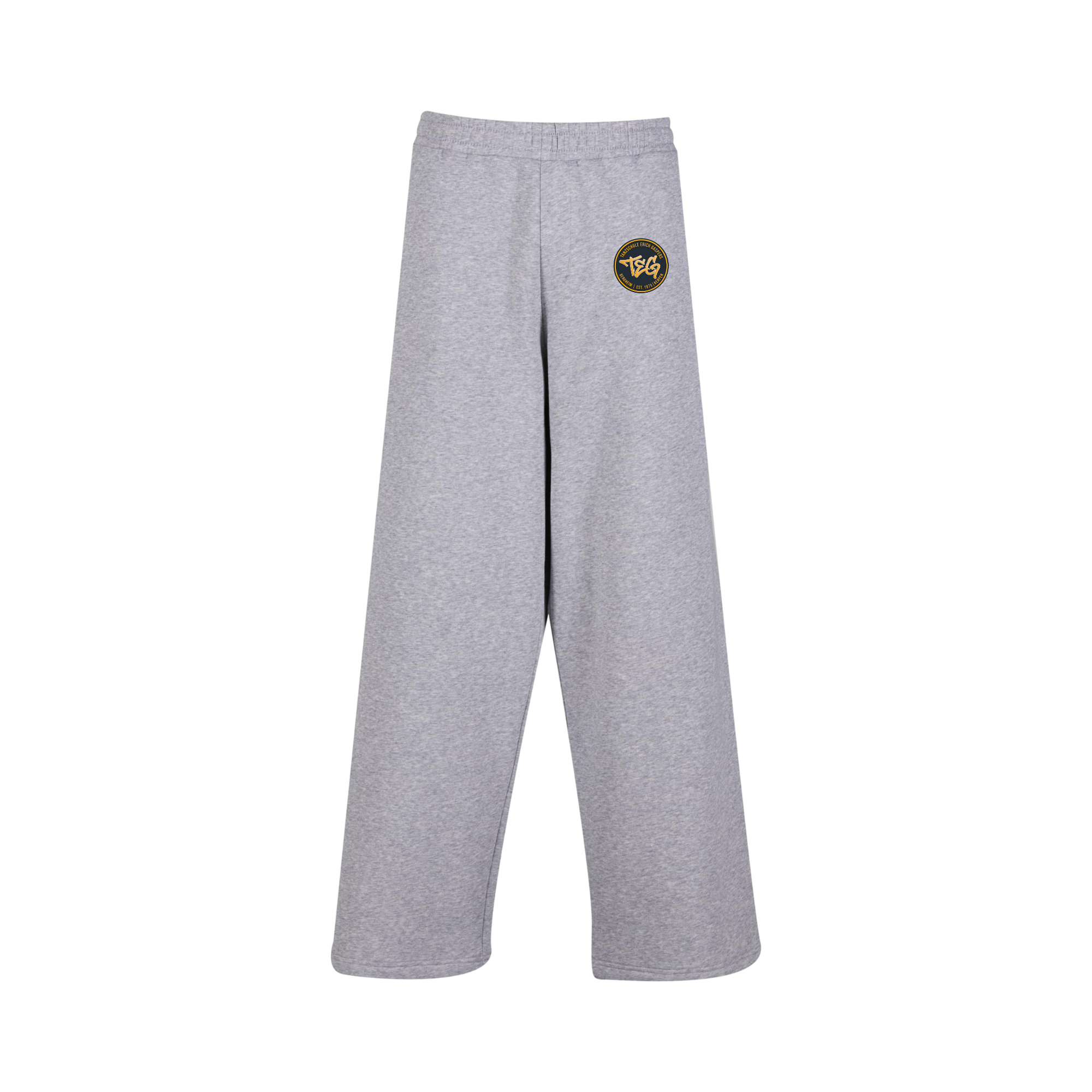 Wideleg "TEG" Jogginganzugshose grau meliert