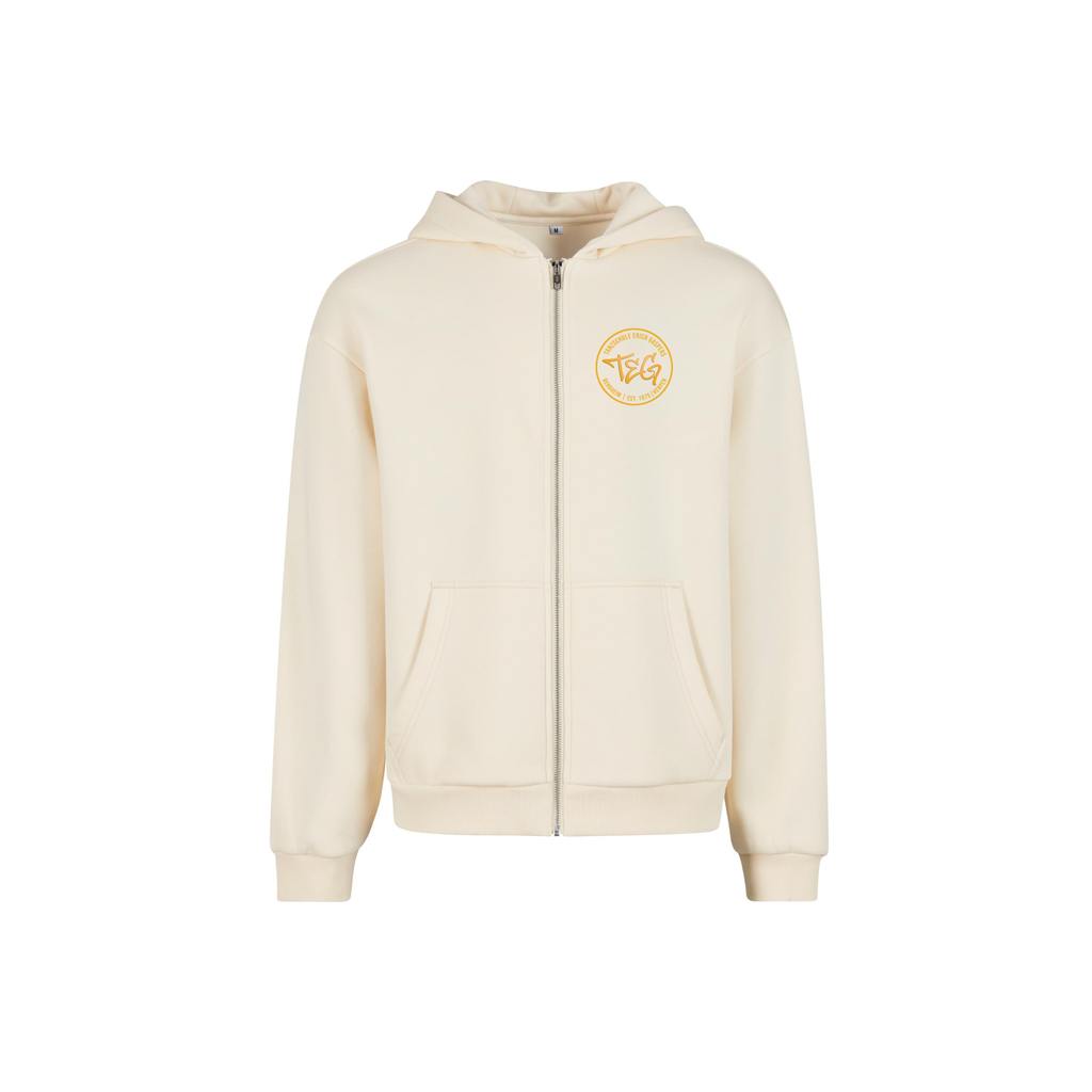 "TEG" Jogginganzugsjacke sand