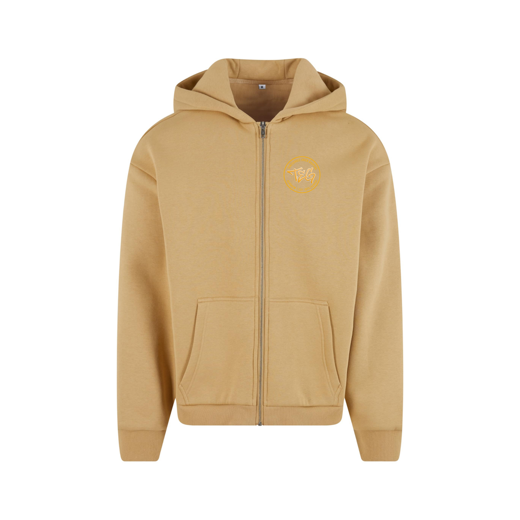 "TEG" Jogginganzugsjacke beige