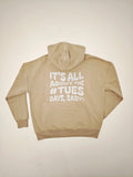 "#TUES! Day" Hoodie beige
