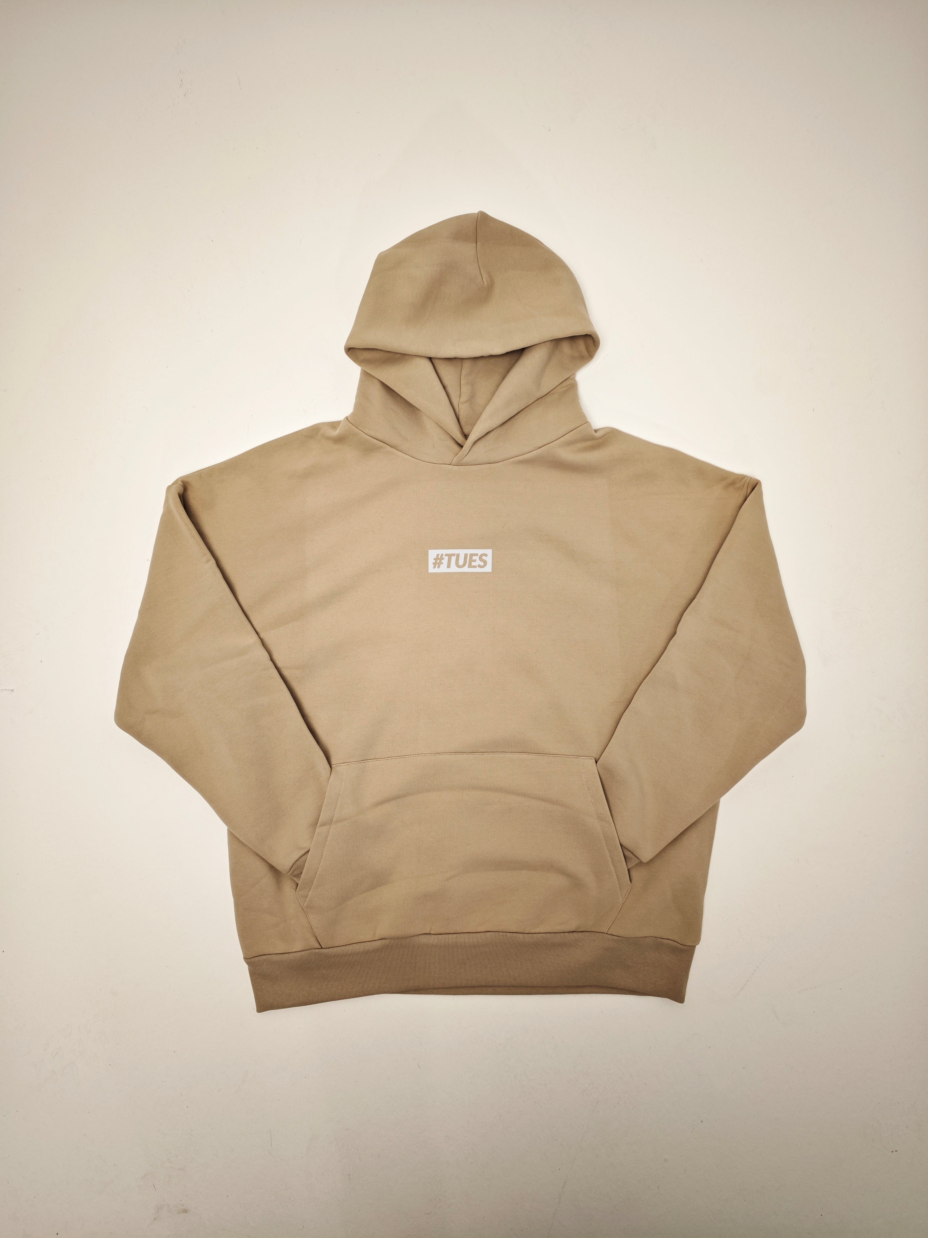 "#TUES! Day" Hoodie beige