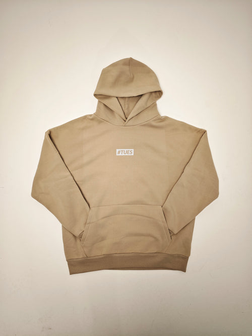 "#TUES! Day" Hoodie beige