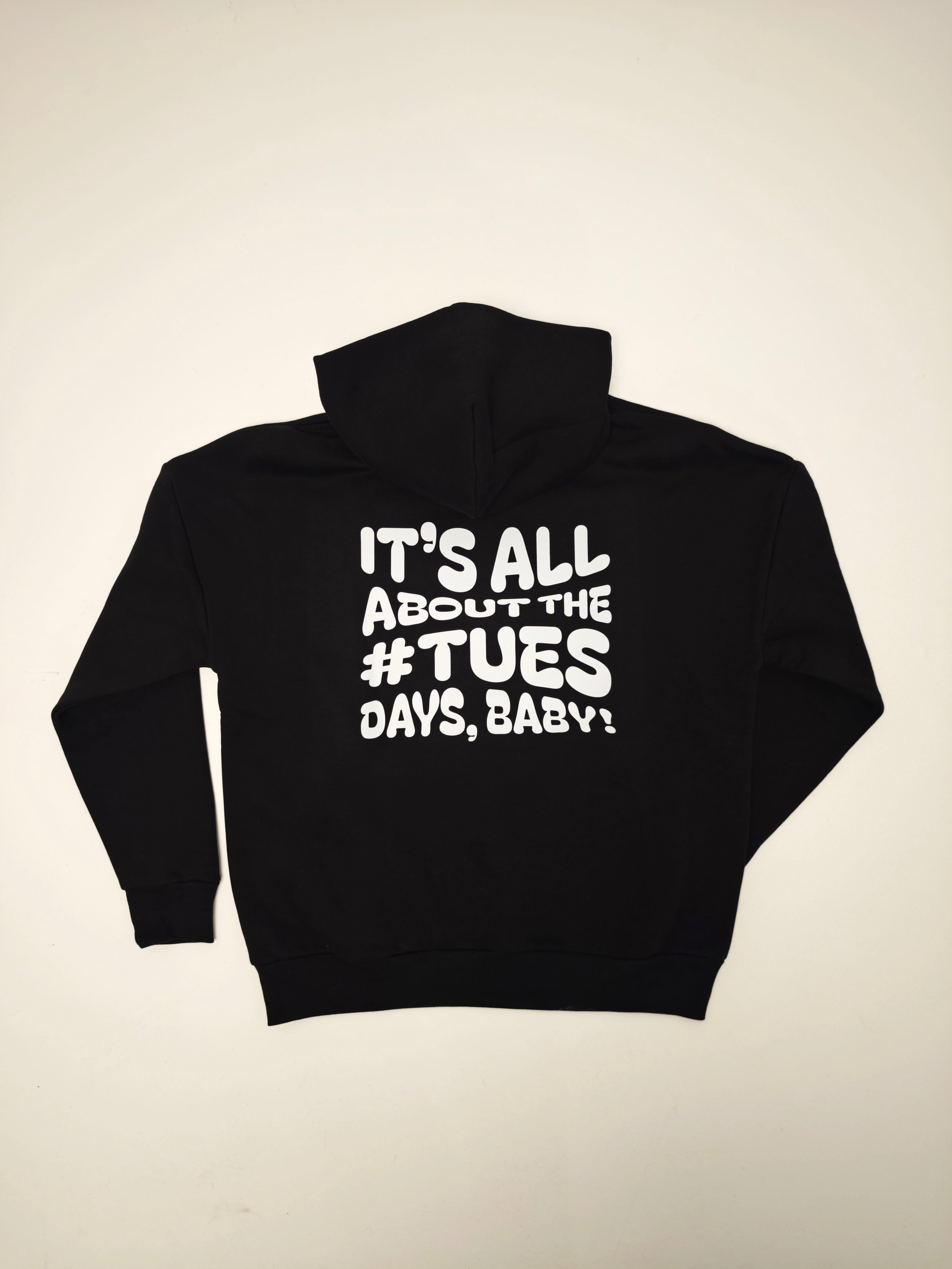 "#TUES! Day" Hoodie schwarz