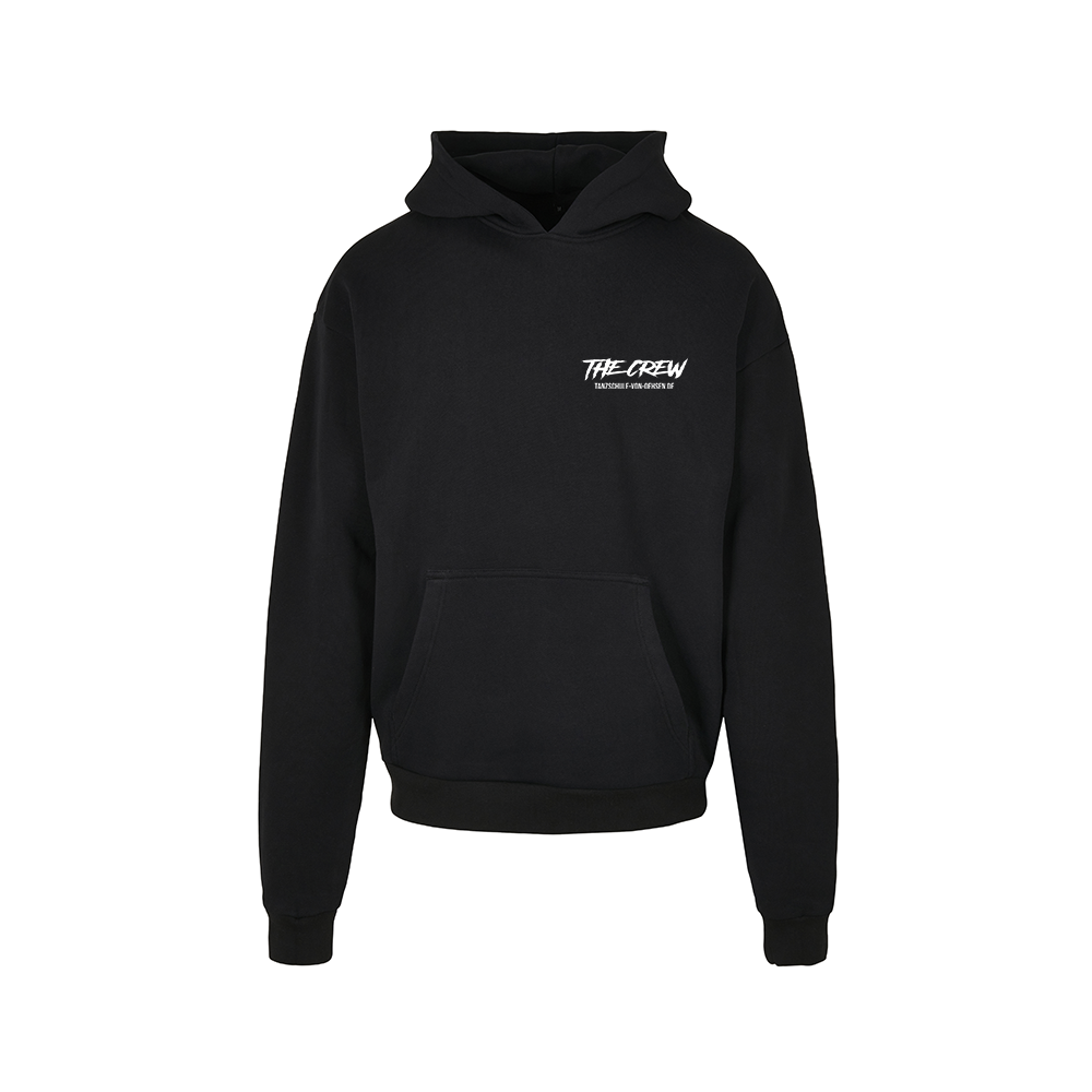 "The Crew" Oversize Hoodie schwarz (001)