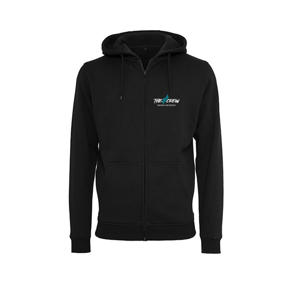 "Vaddi Crew" Regular Zip-Hoodie schwarz (004)