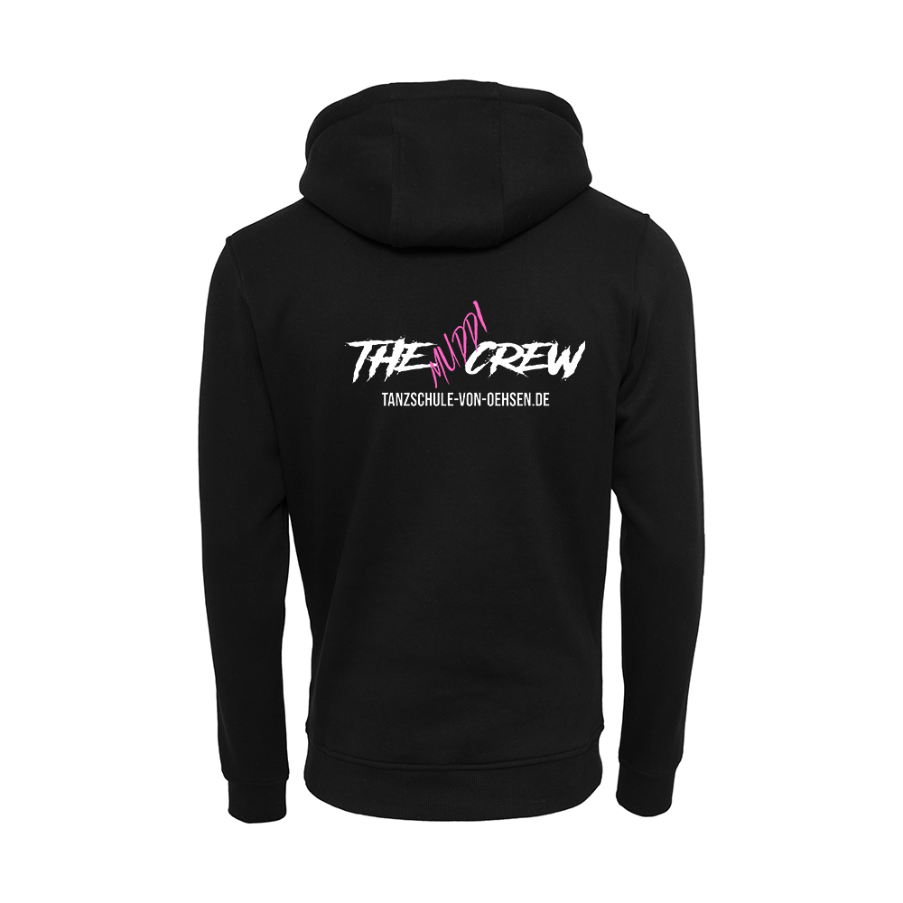 "Muddi Crew" Regular Zip-Hoodie schwarz (004)